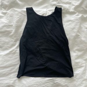 Lululemon Black Open Back Tanktop